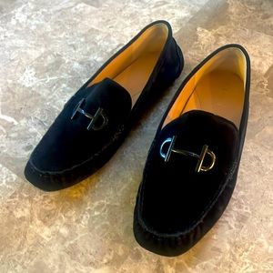 Cole Haan Black 7.5 suede loafer